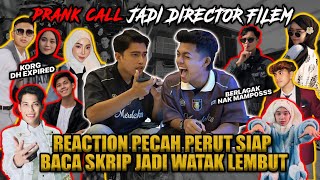 PRANK CALL AITEAM BAGI TAWARAN BERLAKON!!! REACTION AITEAM LAWAK SIAP BACA SKRIP?!