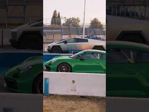 Cybertruck vs Porsche 911 (with a twist)
