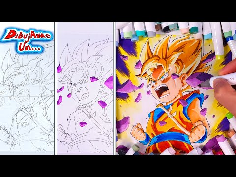 Tutorial Como Dibujar a GOKU de Dragon Ball Daima || How to Draw GOKU || DibujAme Un