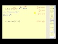 Calculus Derivatives and Tangent Lines