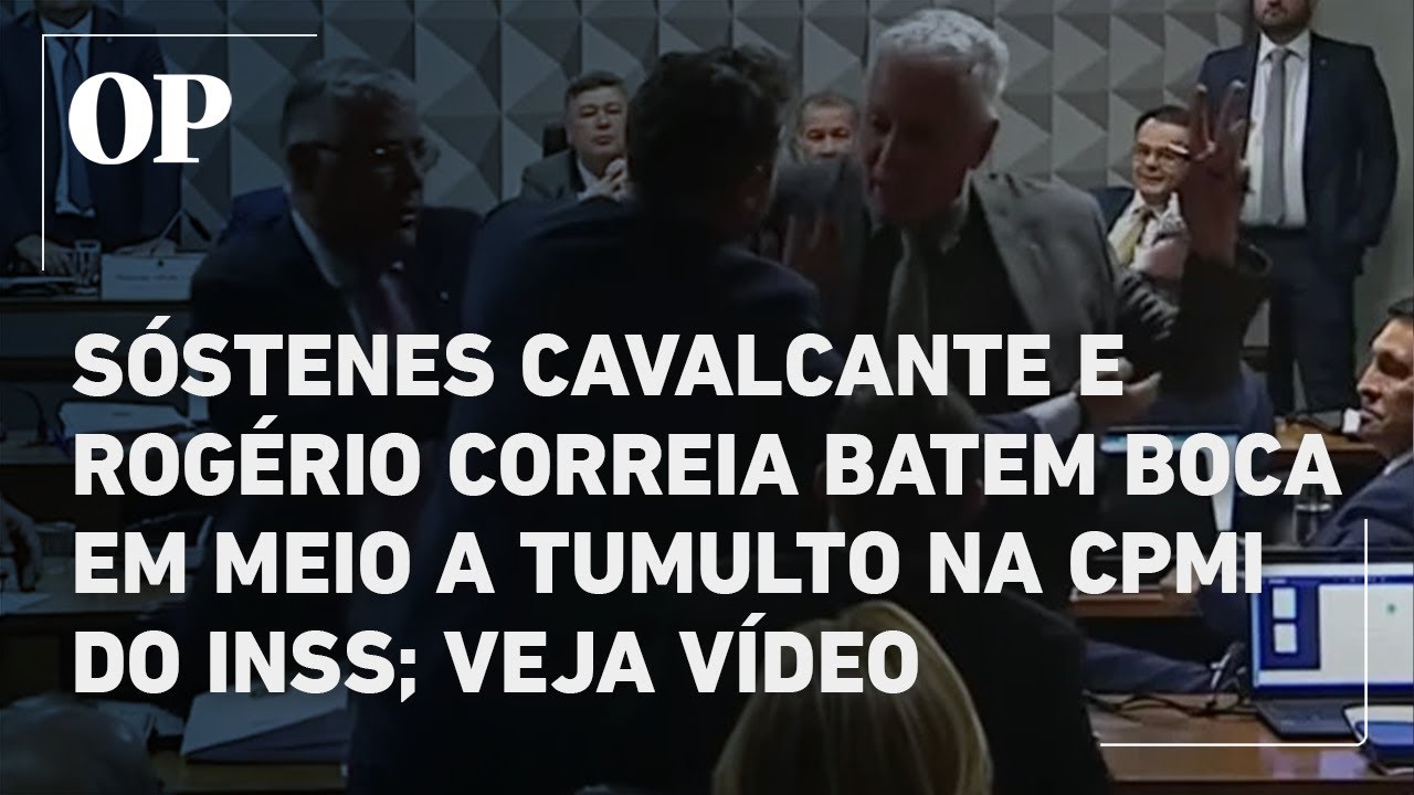 Deputados Rogério Correia e Sóstenes Cavalcante batem boca em meio a tumultos na CPMI do INSS