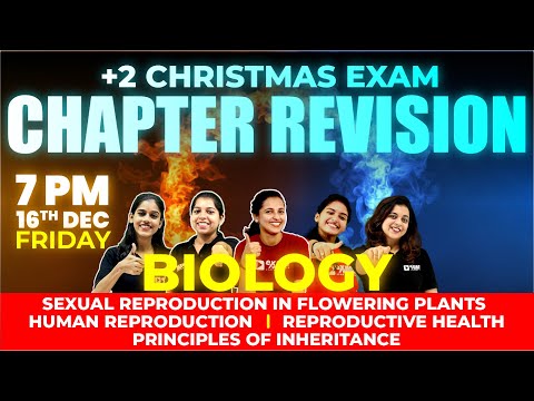 Plus Two Christmas Exam | BIOLOGY | CHAPTER REVISION  |Exam Winner