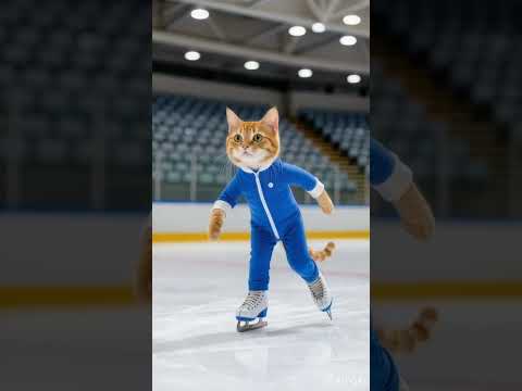 😂⛸️ لن تصدق مهارته على الجليد!"