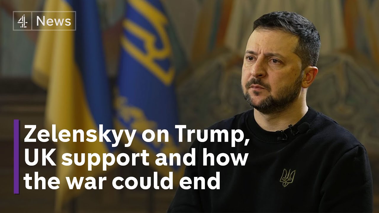 ‘We couldn’t survive without US help’, President Zelenskyy tells Channel 4 News (extended interview)