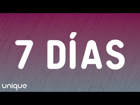 Romeo Santos - 7 Días (Letra/Lyrics)