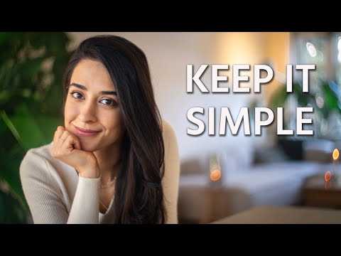 Designing a simple life (minimalist habits) 😌