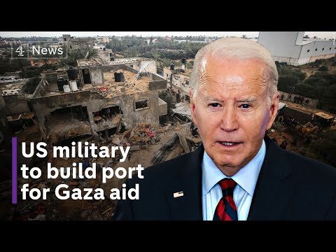 Israel-Gaza: US plans to build port in Gaza to ship in supplies as Israel prevents more aid by land
