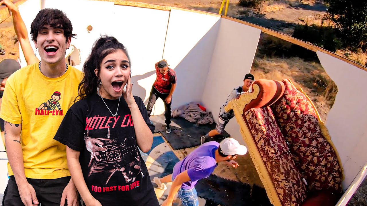 PICKING UP HOUSE WITH A CRANE PRANK w/ Jake Webber & Tara Yummy
