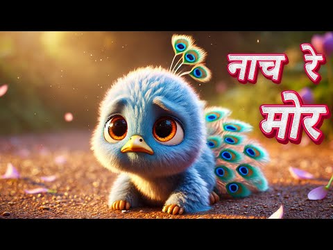 नाचे रे मोर I Nache Re Mor In Hindi For Kids | bachon ke geet