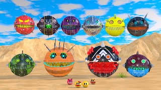 ROBOT PACMAN MEGA BATTLE: ARCADE BOT vs TECH MONSTER #robotpacman #monsterpacman #pacman