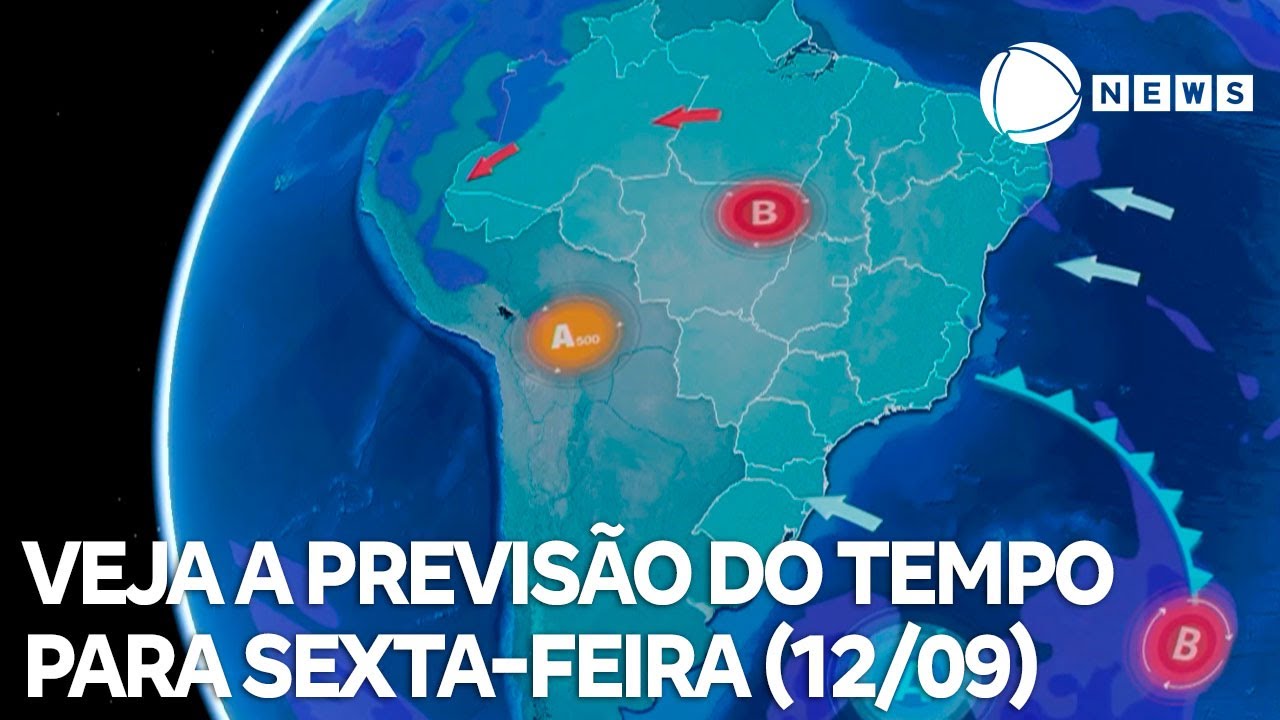 Confira a previsão do tempo para sexta feira 1209