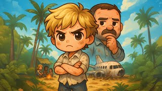 LA FAMILLE SUR UNE ILE DESERTE