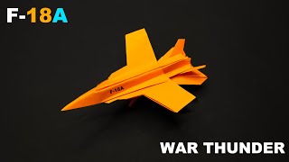 FIGHTER PLANE F 18A | Paper jet plane easy |  how to make a paper airplane | Paper fighter jet easy