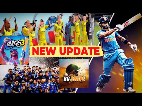 🔥 Wcc3 New Update | RcSwipe Big Update |  Sachin Saga Pro Cricket New Tournament