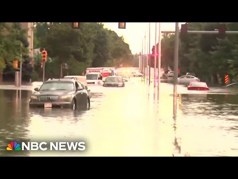 YouTube video thumbnail: Heavy Rains Prompt Flash Floods, Canceling Last Day of Wisconsin State Fair