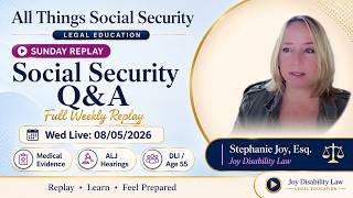 DAC Before Age 22 & Other SSDI Questions — Sunday Catch-Up • 8/5/26