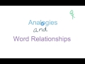 Understanding Analogies and Relationships