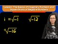 Complex Numbers and Their Operations