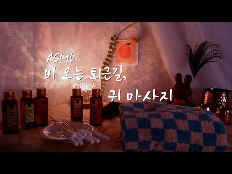 ASMRㅣ귀에 쫄깃한 압력이 느껴지는 퇴근길 귀마사지👂 Ear Massage RP