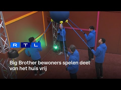 Bewoners waren klaar met de grote blauwe bal | Big Brother