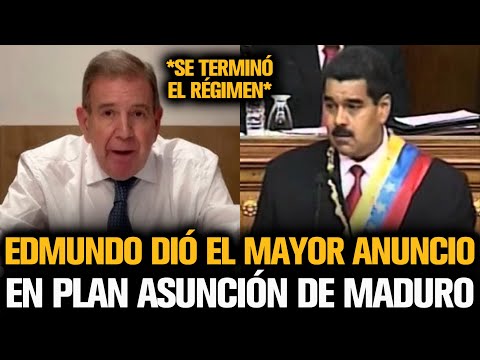 EDMUNDO DIÓ EL MAYOR ANUNCIO PARA VENEZUELA EN PLENA ASUNCIÓN DE MADURO