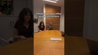 Pierwsze spotkanie w biurze po pracy zdalnej #biuro #praca #it