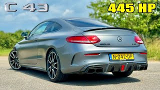 445HP Mercedes AMG C43 // TOP SPEED REVIEW on AUTOBAHN