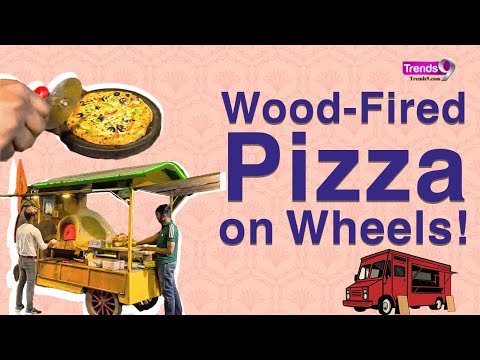 NCR's 1st Wood-Fired Pizza on Wheels! The Hottest New Trend 🍕 | Noida Wood Fired Pizza Cart