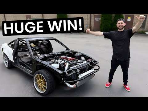 FIRST DRIVE in the FULLY built 180SX!!
