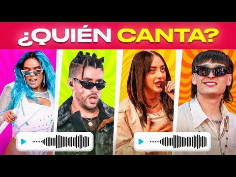 nuevo reto ( adivina que artista canta 👨‍🎤🎙🔊 ) ( karol g ) ( camilo ) ( peso pluma ) ( bad bunyy )