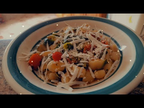 Gnocchetti di #zucchine  e farina di semola pronti in 10 minuti