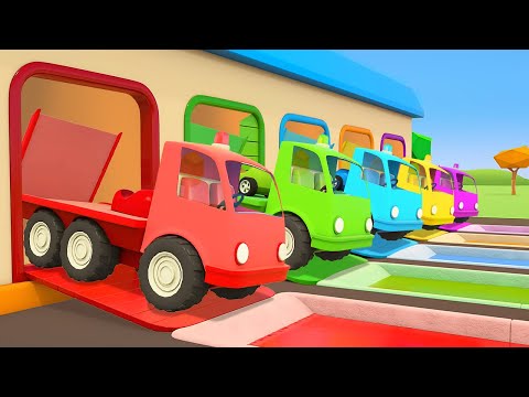 O trabalho dos veículos de serviço! Desenhos animados em português. Desenho animado infantil