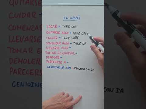 Cuántos 'take' puedes traducir a inglés?