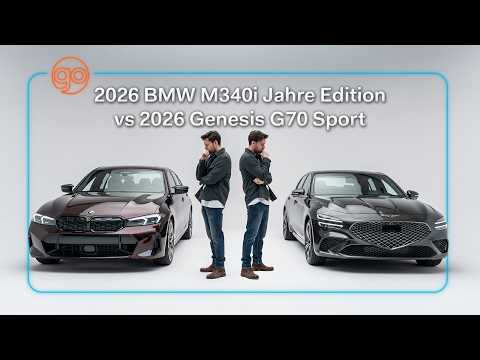 SPORT SEDAN SHOWDOWN – 2026 BMW M340i vs Genesis G70 Sport Review