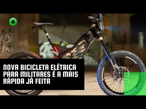 Nova bicicleta elétrica para militares é a mais rápida já feita