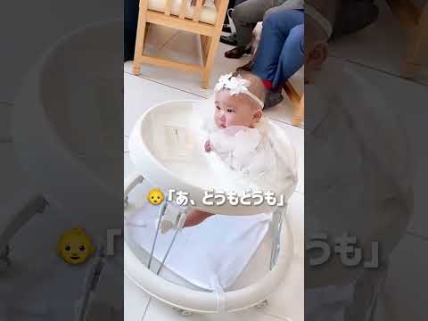 小さな小さなリングガール👶💍 #結婚式  #shorts