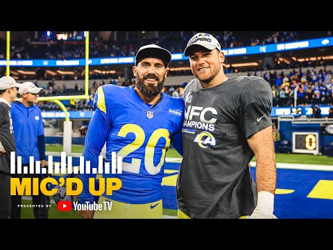 "We’re Going To The Bowl!” Eric Weddle Mic’d Up For Rams vs. 49ers NFC Championship Matchup video clip 