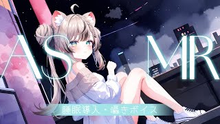 【ASMR】 ぐっすり寝れる・囁きボイス・耳かき/ Earcleaning / whispering