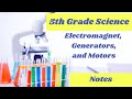 Electromagnets, Motors, and Generators