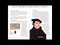 Renaissance and Reformation Concepts