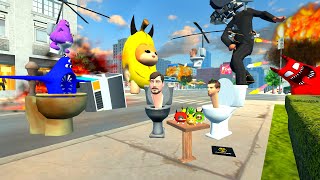 Mr. Beast Try Banana Meme with Skibidi Toilets| Funny Animation| #mrbeast #animation #skibiditoilet