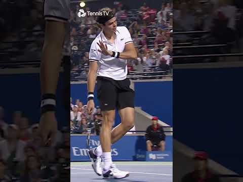 Raonic Hits The LUCKIEST Smash Ever 😱