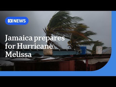 YouTube video thumbnail: Hurricane Melissa Barrels Toward Jamaica as Category 4 Storm