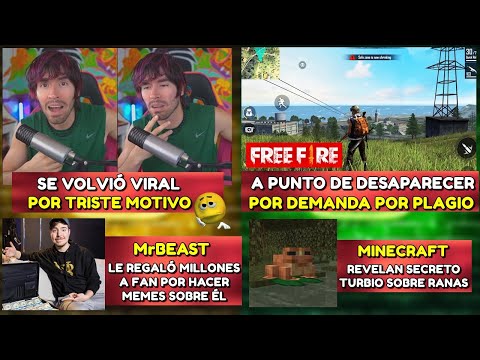 GERMÁN SE VOLVIÓ NOTICIA POR TRISTE MOTIVO :( | FREE FIRE EN GRAVES PROBLEMAS | MrBEAST DONA A FAN