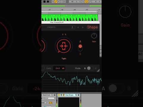 Tighten up your beats with Slap Shape's Tight knob