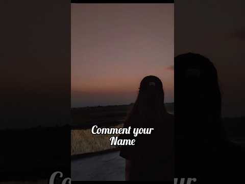 comment your name #shorts #trending