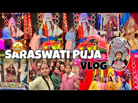 Saraswati Puja 2026😍❤️vlog || Ayantika singhaniya 