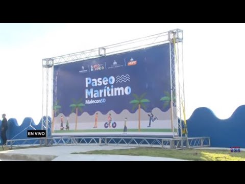 EN VIVO Inauguración paseo marítimo del Malecón de SD