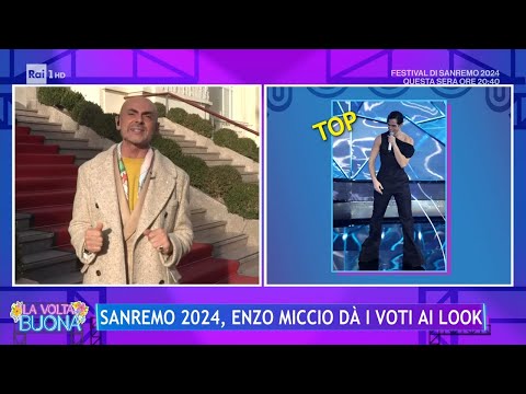 Sanremo 2024, Enzo Miccio dà i voti ai look - La Volta Buona 08/02/2024