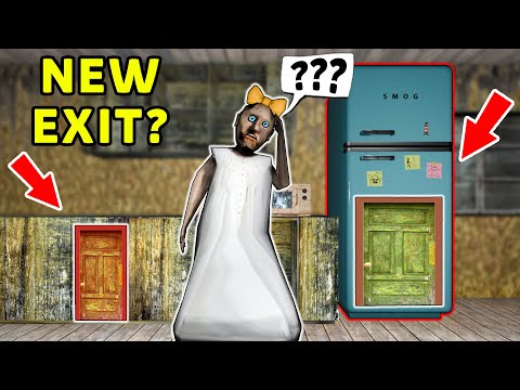 Super Secret Door in Granny vs New Exit - funny horror animation (funny mix 6)